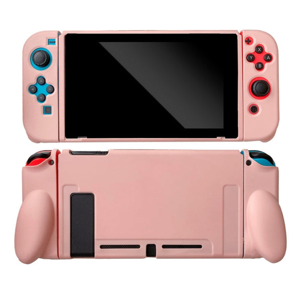 For Nintendo Switch Pure Color Shockproof TPU Case(Pink)