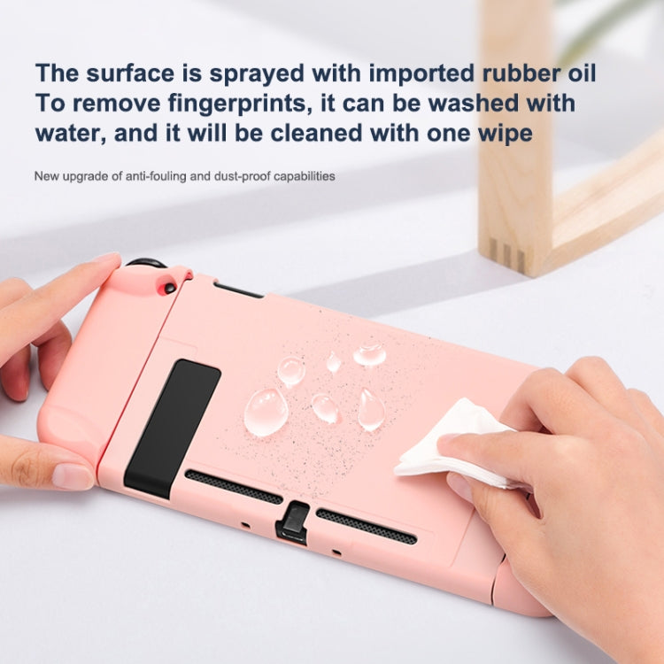 For Nintendo Switch Pure Color Shockproof TPU Case(Yellowish-brown)