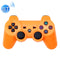 Snowflake Button Wireless Bluetooth Gamepad Game Controller for PS3(Orange)
