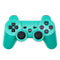 Snowflake Button Wireless Bluetooth Gamepad Game Controller for PS3(Green)