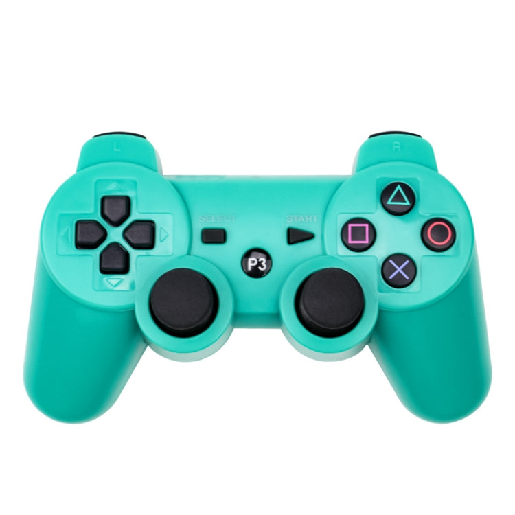 Snowflake Button Wireless Bluetooth Gamepad Game Controller for PS3(Green)