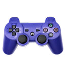 Snowflake Button Wireless Bluetooth Gamepad Game Controller for PS3(Blue)