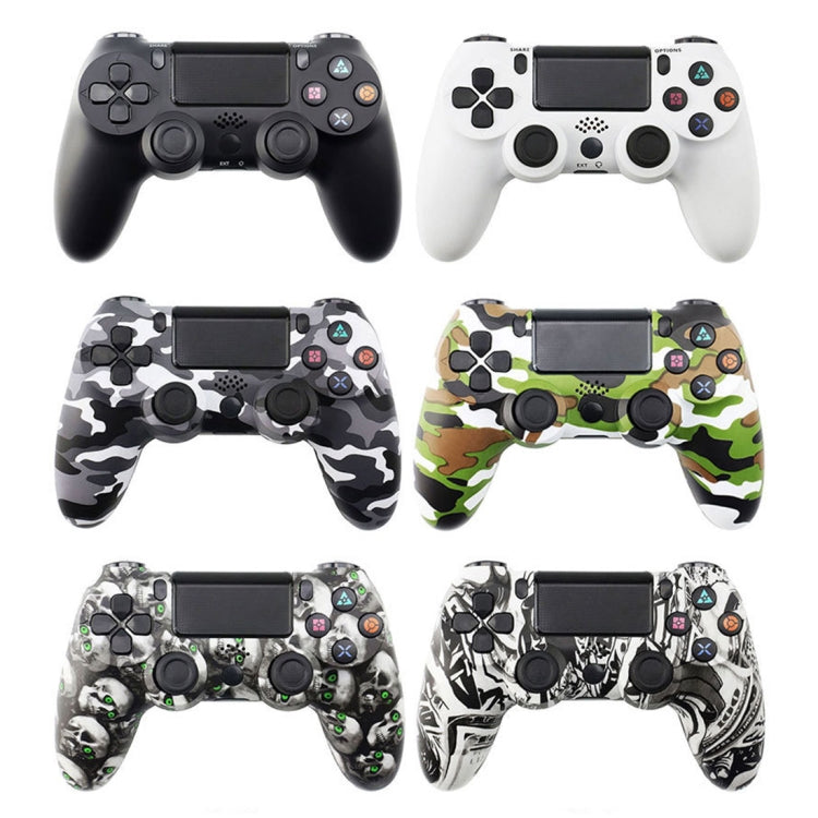 Skull Pattern Wireless Bluetooth Game Handle Controller for PS4