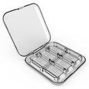 12 in 1 Box Memory Card Holder Box for Nintendo Switch(Silver)