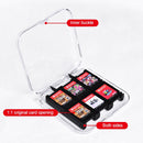 12 in 1 Box Memory Card Holder Box for Nintendo Switch(Silver)