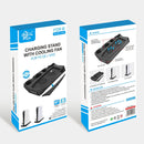KJH P5-010 Vertical Charging Stand With Cooling Fan For PS5 De / UHD