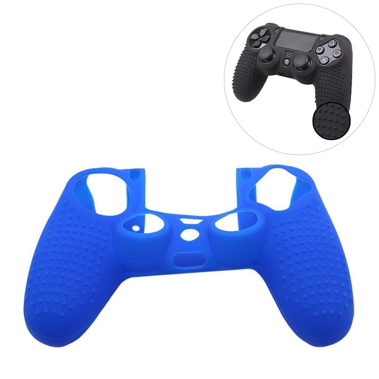 Non-slip Silicone Protective Case for Sony PS4(Blue)