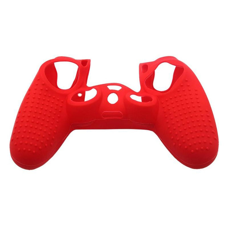 Non-slip Silicone Protective Case for Sony PS4(Red)