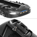 Multi-function Host Machine Dissipate Heat Charging Base Holder for PS4 Pro / Slim(White)