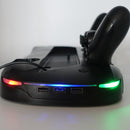 Multi-function Host Machine Dissipate Heat Charging Base Holder for PS4 Pro / Slim(White)