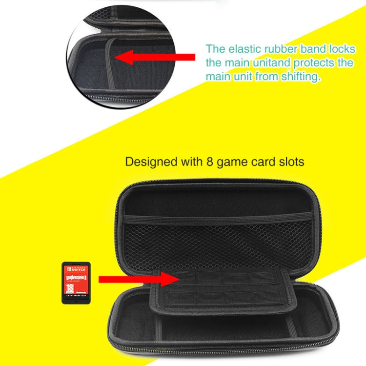 IPLAY EVA Game Machine Storage Box Protective Case for Switch Lite / Mini(Black)