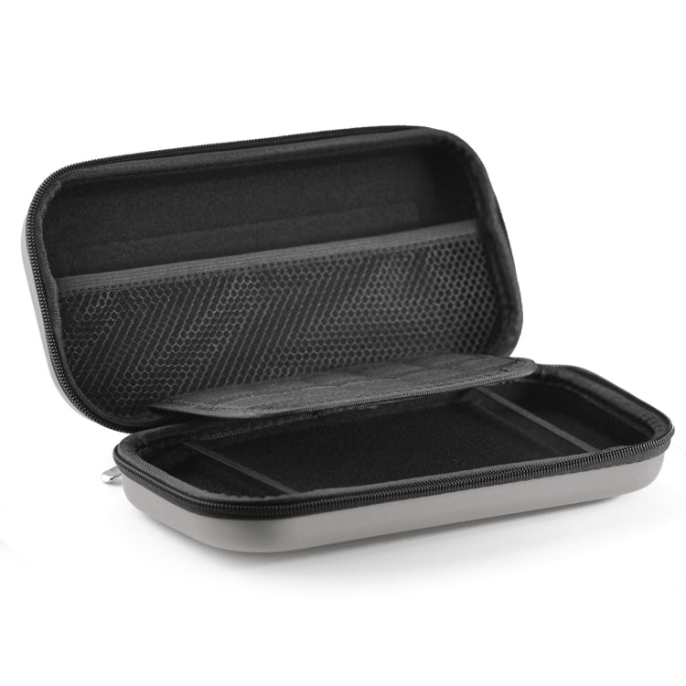 Portable EVA Storage Bag Handbag Protective Box for Nintendo Switch(Silver Grey)