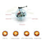 Mini Fun Kids Toy Suspended Crystal Ball Sensing Aircraft Hand Induction Flying Aircraft with Colorful LED Light, without Remote Control