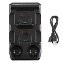 4 in 1 Charger USB Charging Dock Station Stand with LED Indicator for Playstation PS4 Controller & PS Move Controller