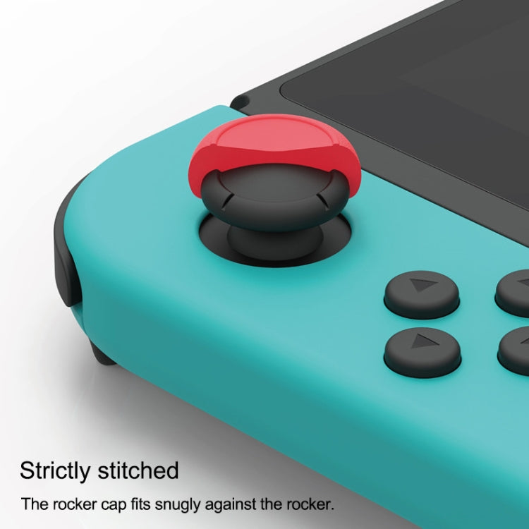 Skull&Co Left + Right Gamepad Rocker Cap Button Cover Thumb Grip Set for Switch / Switch Lite / JOYCON(Pink Green)