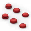 Skull&Co Left + Right Gamepad Rocker Cap Button Cover Thumb Grip Set for Switch / Switch Lite / JOYCON(Red)