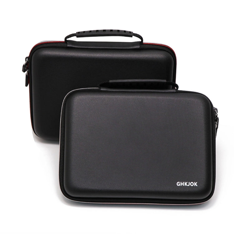 GHKJOK GH1322 Portable Hard Drive Case Bag Waterproof Shockproof Electronic Accessories Storage Bag(Black)