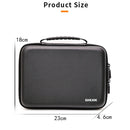 GHKJOK GH1322 Portable Hard Drive Case Bag Waterproof Shockproof Electronic Accessories Storage Bag(Black)