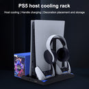 iPega 6 in 1 Game Vertical Stand Multifunctional Cooling Fan Charging Base For PS5