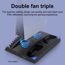 iPega 6 in 1 Game Vertical Stand Multifunctional Cooling Fan Charging Base For PS5