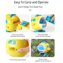 JJR/C V07 Children Helicopter Electric Bubble Machine Outdoor Toys (Yellow)