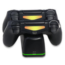 DOBE TP4-1781 Wireless Controller Dual Charging Dock LED Charger Handle Charger for PS4 / Slim / Pro(Black)