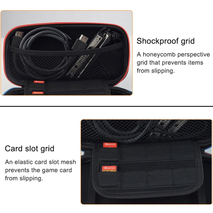 EVA Game Console Storage Box Protective Case for Nintendo Switch Lite(Black)