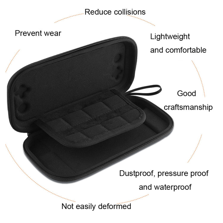 Game Console Storage Box Protective Case for Nintendo Switch Lite(Blue)