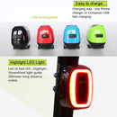 Meilan X6 Smart Auto Brake Rear Light Rechargeable Bicycle Tail Light(Black)