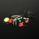 101 PCS Fishing Bait Lure Kit Fishing Tackle (White)