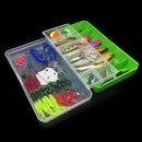 101 PCS Fishing Bait Lure Kit Fishing Tackle (White)