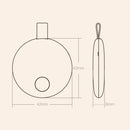 Original Xiaomi Youpin Ranres Intelligent Anti-lost Device Smart Positioning Finder, Lite Version(White)