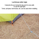 20m 9-Core Nylon+Polyester Full-light Outdoor Camping Tent Rescue Bundled Fluorescent Climbing Rope(Pink)