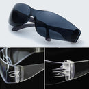 10 PCS Working Protective Glasses Windproof Dustproof Goggles(Black)