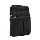Multi-function Men Sports Leisure Shoulder Bag Waist Bag for 7.0 inch or below Smartphones (Black)
