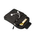 Multi-function Men Sports Leisure Shoulder Bag Waist Bag for 7.0 inch or below Smartphones (Black)