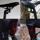 A0 IPX5 Waterproof Seven-color Bicycle USB Charging High Brightness Taillight