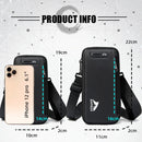 BAPASA A155 Mini Multi-function Crossbody Phone Bag Waist Bag (Blue)