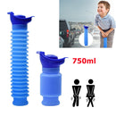 MTB-1 750mm Outdoor Car Travel Portable Resuable Scalable Travel Urinals Toilet Pee Bottle(Blue)