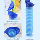 MTB-1 750mm Outdoor Car Travel Portable Resuable Scalable Travel Urinals Toilet Pee Bottle(Blue)