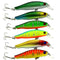 HENGJIA 6 PCS 8.5cm 8.9g Minnow Plastic Hard Baits Fishing Lures Set Fishing Tackle Baits