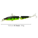 HENGJIA 5 PCS 10.5cm 9.6g 2-section Plastic Hard Baits Fishing Lures Set Tackle Baits