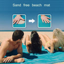 Sand Free Mat Lightweight Foldable Outdoor Picnic Mattress Camping Cushion Beach Mat, Size: 2x2m(Green)