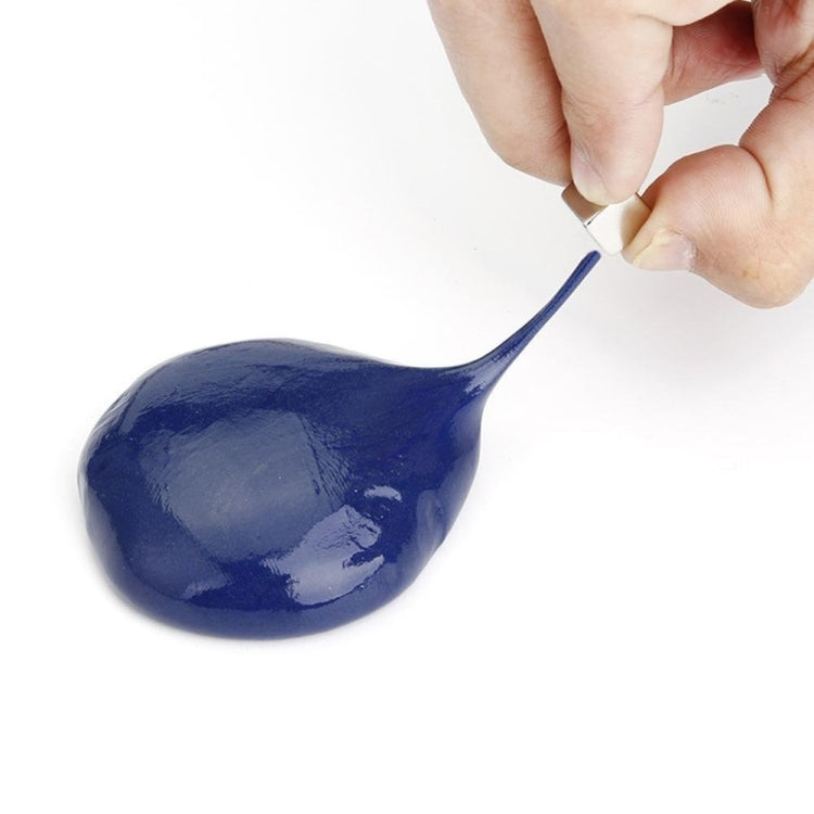 DIY Magnetic Putty Plasticine Slime Stress Reducer Anti-Anxiety Bouncing Mud Magic Clay Education Toy for Kids and Adults, Iron Box Size: 6.3x2.3cm(Blue)