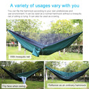 Portable Outdoor Parachute Hammock with Mosquito Nets (Army Green)