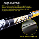 KODENOR Outdoor Mountaineering Portable Foldable Carbon Fibre Straight Handle Alpenstocks Trekking Poles, Length : 63-135CM (Black+green)