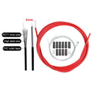 Universal Bicycle Variable Speed Cable Tube Set(Orange)