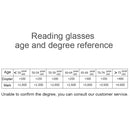 Rimless Anti Blue-ray Blue Film Lenses Presbyopic Glasses, +2.50D(Brown)