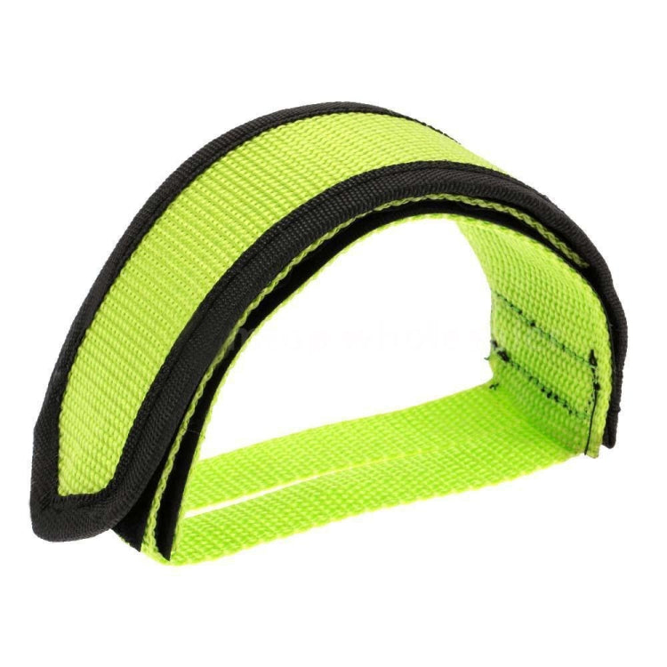 2 PCS Bicycle Pedals Bands Feet Set With Anti-slip Straps Beam Foot(Yellow)