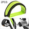 2 PCS Bicycle Pedals Bands Feet Set With Anti-slip Straps Beam Foot(Yellow)